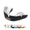 OPRO Instant Custom-Fit Mouth Guard, Dentist-Level Comfort, Protection & Fit - Moldable Mouthguard for Football, Boxing, Rugby, MMA, BJJ, UFC Mouth Piece- Includes Mouth Guard Case (Black, Youth) view 1
