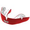 OPRO Instant Custom-Fit Mouth Guard, Dentist-Level Comfort, Protection & Fit - Moldable Mouthguard for Football, Boxing, Rugby, MMA, BJJ, UFC Mouth Piece- Includes Mouth Guard Case (Red/White, Adult) view 1