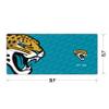 YouTheFan unisex adult Jacksonville Jaguars Logo Series Desk Pad, Team Colors, One Size US view 2