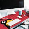 YouTheFan NCAA Louisville Cardinals Logo Series Desk Pad view 3