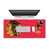 YouTheFan NHL Chicago Blackhawks Logo Series Desk Pad, Team Colors view 1