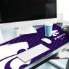 YouTheFan NCAA Kansas State Wildcats Logo Series Desk Pad view 3
