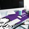 YouTheFan NCAA TCU Horned Frogs Logo Series Desk Pad view 3