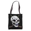 Ice Hockey Skull Play Hockey Team Sport Hockey Stick Tote Bag view 1