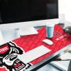 YouTheFan NCAA NC State Wolfpack Logo Series Desk Pad view 3