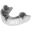 OPRO UFC Sports Mouth Guard Silver Level  Moldable, Multi-Layer Protection for Boxing, Hockey, Rugby, MMA, Jiu Jitsu, UFC & Football  Includes Mouth Guard Case (Adult, White/Silver) view 1