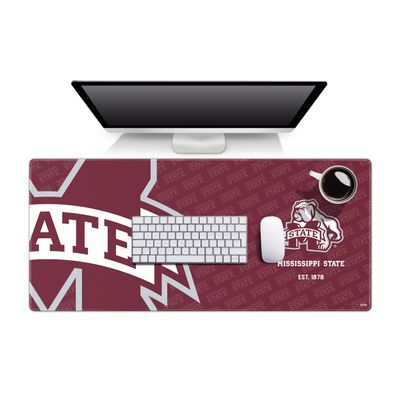 YouTheFan NCAA Mississippi State Bulldogs Logo Series Desk Pad