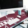 YouTheFan NCAA Mississippi State Bulldogs Logo Series Desk Pad view 3