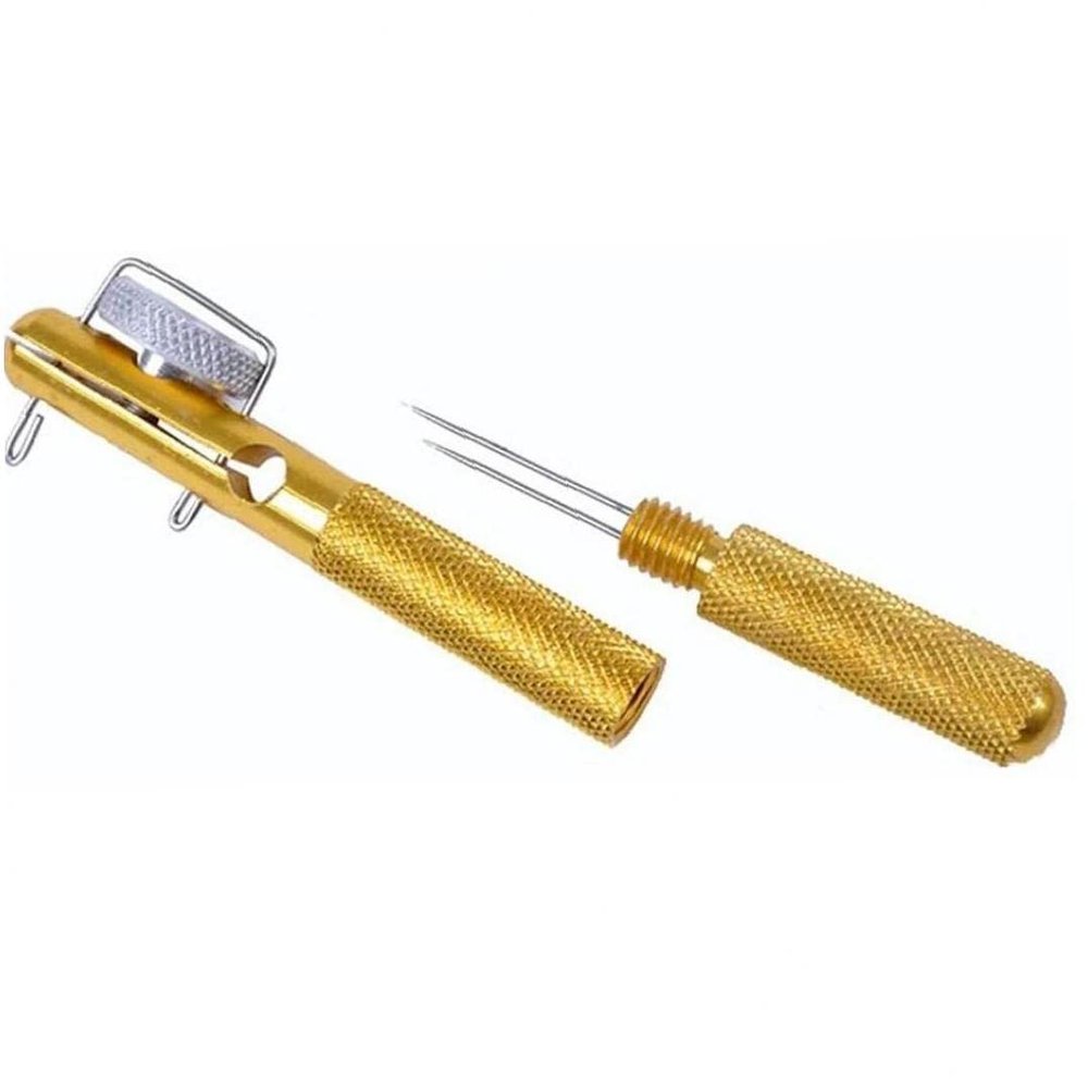 2pcs Manual Knot Tying Tool Double-Headed Needle Fishing Line Hook Device Fishing Line Winder