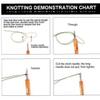2pcs Manual Knot Tying Tool Double-Headed Needle Fishing Line Hook Device Fishing Line Winder view 4