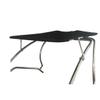 Reborn Pro 2 XL Wakeboard Tower Bimini Top-Strapless Tower Mounted Shade Cover-1" Stainless Tubing, Acrylic Canopy, Easy Removal, Zippers, Clamp Sizes 1.25" - 3", Black or Navy Blue (Black) view 2