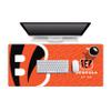 YouTheFan unisex adult Cincinnati Bengals Logo Series Desk Pad, Team Colors, One Size US view 1