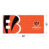 YouTheFan unisex adult Cincinnati Bengals Logo Series Desk Pad, Team Colors, One Size US view 2