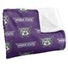 Weber State University Wildcats Blanket, 50"x60" Logo Pattern, Silky Touch Super Soft Throw view 3