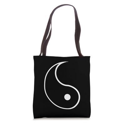 Ying Yang Costume Twin Costume BLACK Halloween Tote Bag