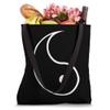 Ying Yang Costume Twin Costume BLACK Halloween Tote Bag view 4