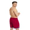 ARENA Men's Icons Beach Bermuda Logo Swim Trunk Beach Shorts, Burgundy/Neon Blue, X-Small view 3