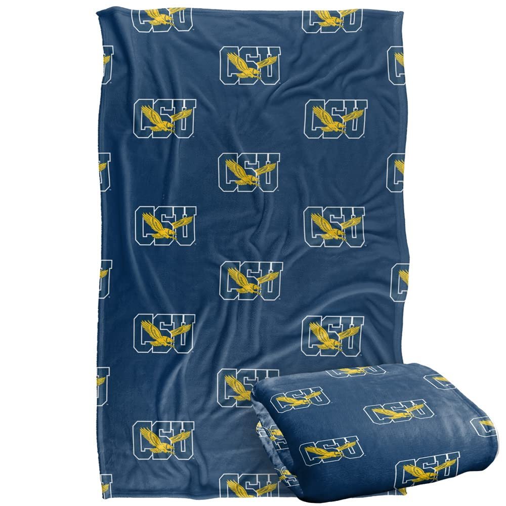 Coppin University Eagles Blanket, 36"x58" Logo Pattern, Silky Touch Super Soft Throw