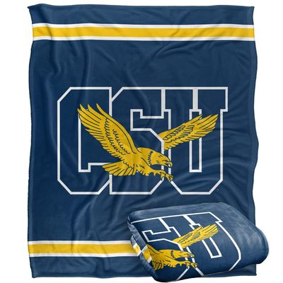 Coppin University Eagles Blanket, 50"x60" Primary Logo Stripes, Silky Touch Super Soft Throw