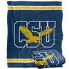 Coppin University Eagles Blanket, 50"x60" Primary Logo Stripes, Silky Touch Super Soft Throw view 1