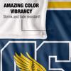 Coppin University Eagles Blanket, 50"x60" Primary Logo Stripes, Silky Touch Super Soft Throw view 4