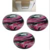 BuyBocceBalls - EPCO Duckpin Bowling Balls - - (5 inch- 3lbs. 12 oz.) Pack of 3 - Marbleized - Magenta, Black & White - Made in USA view 1