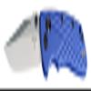 Hogue Deka 3.25" Folder CPM MagnaCut Clip Point Blade Stone Tumbled Finish, Crosshatch Textured Polymer Frame ABLE Lock Manual Knife, Blue - 24373 view 1