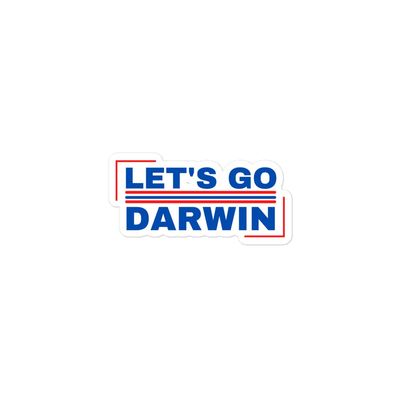 Let's Go Darwin Bumper Sticker