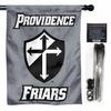 College Flags & Banners Co. Providence University Friars Banner Flag with Flag Pole Set view 1