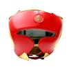 Last Punch Red & Gold Heavy Duty Cheek Protection Training Boxing Headgear view 1