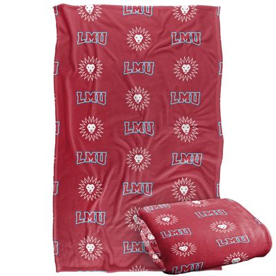 Loyola Marymount University Lions Blanket, 36"x58" Logo Pattern, Silky Touch Super Soft Throw
