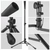 BaseGoal 7'7' Baseball Softball Practice Net,Baseball Backstop,with Batting Tee,for Hitting Pitching Batting Catching with Bow Frame,Bonus Strike Zone (Black-A) view 3