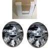 BuyBocceBalls - EPCO Duckpin Bowling Balls - - (4 3/4 inch- 3lbs. 10 oz.) Pack of 2 - Marbleized - Black, White & Grey - Made in USA view 1