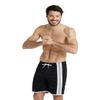 ARENA Men's Icons Beach Bermuda Logo Swim Trunk Beach Shorts, Black/White, Small view 2