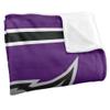 Weber State University Wildcats Blanket, 50"x60" Primary Logo Stripes, Silky Touch Super Soft Throw view 3