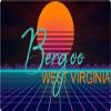 Bergoo West Virginia 2 X 1.25-Inch Vinyl Decal Stiker Retro Neon Design view 1