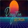 Royston Georgia 2 X 1.25-Inch Vinyl Decal Stiker Retro Neon Design view 1