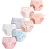 benetia Big Girls Underwear Cotton 8-Pack Size 11 12 13 Pink view 4