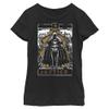 DC Comics Warner Bros. Girls Batman Justice Short Sleeve Tee T Shirt, Black, Medium US view 1