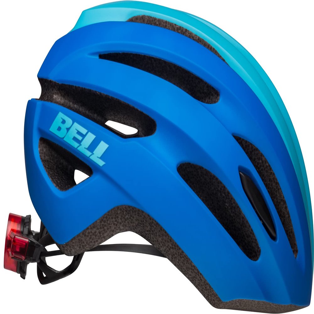 BELL Avenue LED Adult Road Bike Helmet - Matte Blue (2023), Small/Medium (50-57 cm)