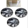 BuyBocceBalls - EPCO Duckpin Bowling Balls - - (5 inch- 3lbs. 10 oz.) Pack of 3 - Marbleized - Black, White & Grey - Made in USA view 1