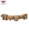 YAKEDA Tactical Battle Belts for Men- Quick Release Trigger Airsoft Belt Heavy Duty Belts with Pouches 7 PCS (Tan) view 3