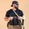 YAKEDA Tactical Battle Belts for Men- Quick Release Trigger Airsoft Belt Heavy Duty Belts with Pouches 7 PCS (Tan) view 4