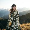 ACUSHLA Merino Wool Camp Blanket - Warm Thick Washable Large Outdoor Camping Sleeping Throw Blanket All Weather Aztec Style 63''X79'' view 2