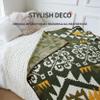 ACUSHLA Merino Wool Camp Blanket - Warm Thick Washable Large Outdoor Camping Sleeping Throw Blanket All Weather Aztec Style 63''X79'' view 3