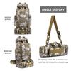 HongXingHai 100L Camping Hiking Backpack,Molle military Tactical rucksack backpack,Waterproof Lightweight Hiking Backpack (CityCamo-C) view 2