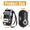 Flutesan 2 Pieces Black Dual Pitch Counter Tally Click Counter Score Tracker Digital Counter Umpire Baseball Pitch Counter Clicker Handheld Pocket Score Keeper to Avoid Violating League Rules view 3