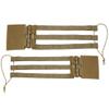 Aekvinks Tactical MOLLE Vest Quick Release Cummerbund Plate Carrier Buckle Skeletal Mesh Cummerbund Mounting Strap Side Belt for JPC XPC AVS NCPC CPC 6094 419 420 Vest(Khaki Set) view 1