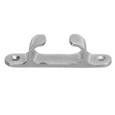 Aramox Marine Straight Bow Chock Cleat Line Chock, 100mm Mooring Cleat Stainless Steel 316 for Ship Yacht Horn Cable Marine Hardware Assembly