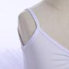 Toddler Girls Ballet Dance Dress Leotard Camisole Sleeveless Skirted Ballerina Tank Kid Gymnastic Spaghetti Shoulder Straps V-Neck Dancewear Tulle Costume Performance Dresses White 9-10 Years view 3